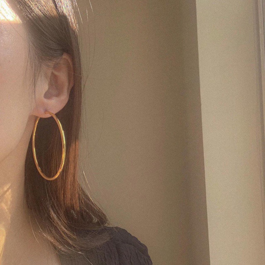Closing Sale 18k Gold Filled Oversized Hoops